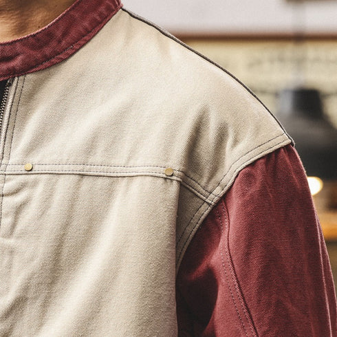 Color Block Work Jacket P1830